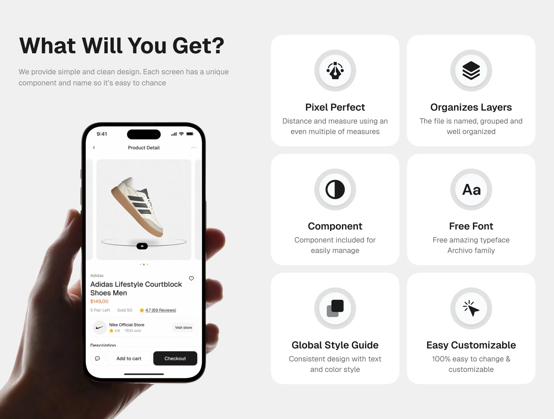 Drops – Shoes Store Mobile App UI Kit