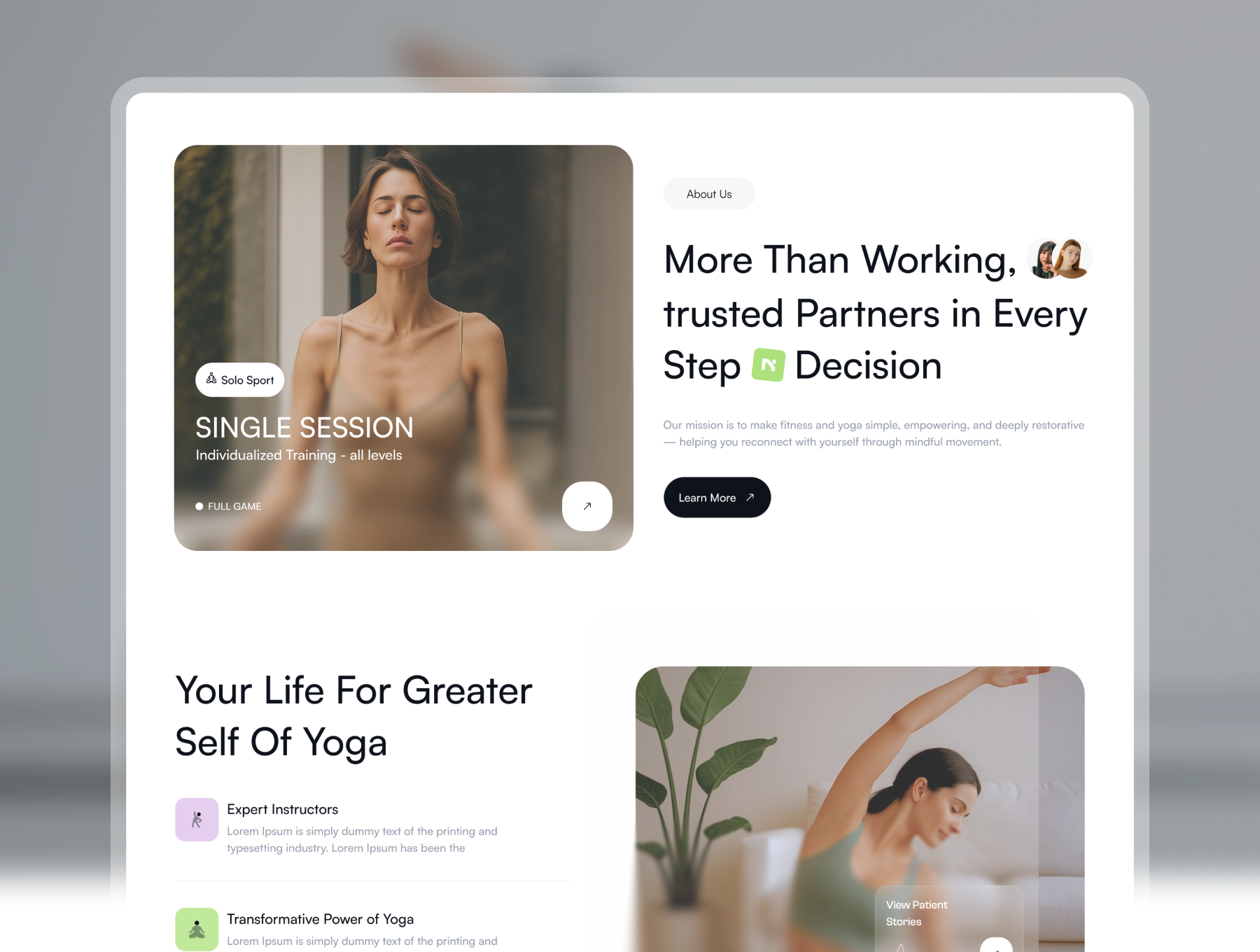 LunaFit – Fitness & Gym Framer Template