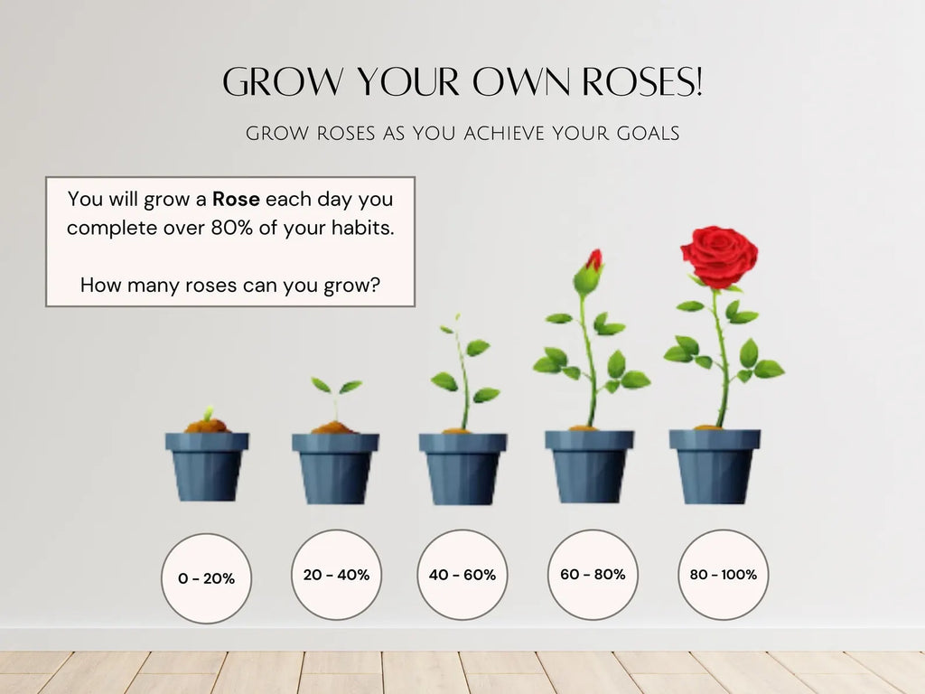 Google Sheets Simple Habit Tracker Spreadsheet College Student Simple Goal Setting Productivity Planner Small Business Owner Customizable