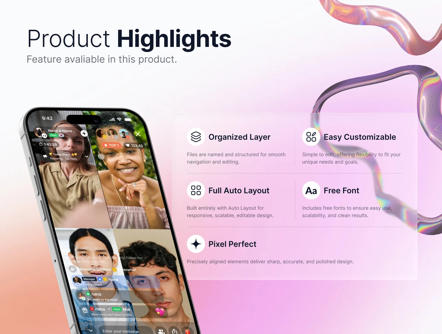 Huge — Modern Dating & Social UI Kit