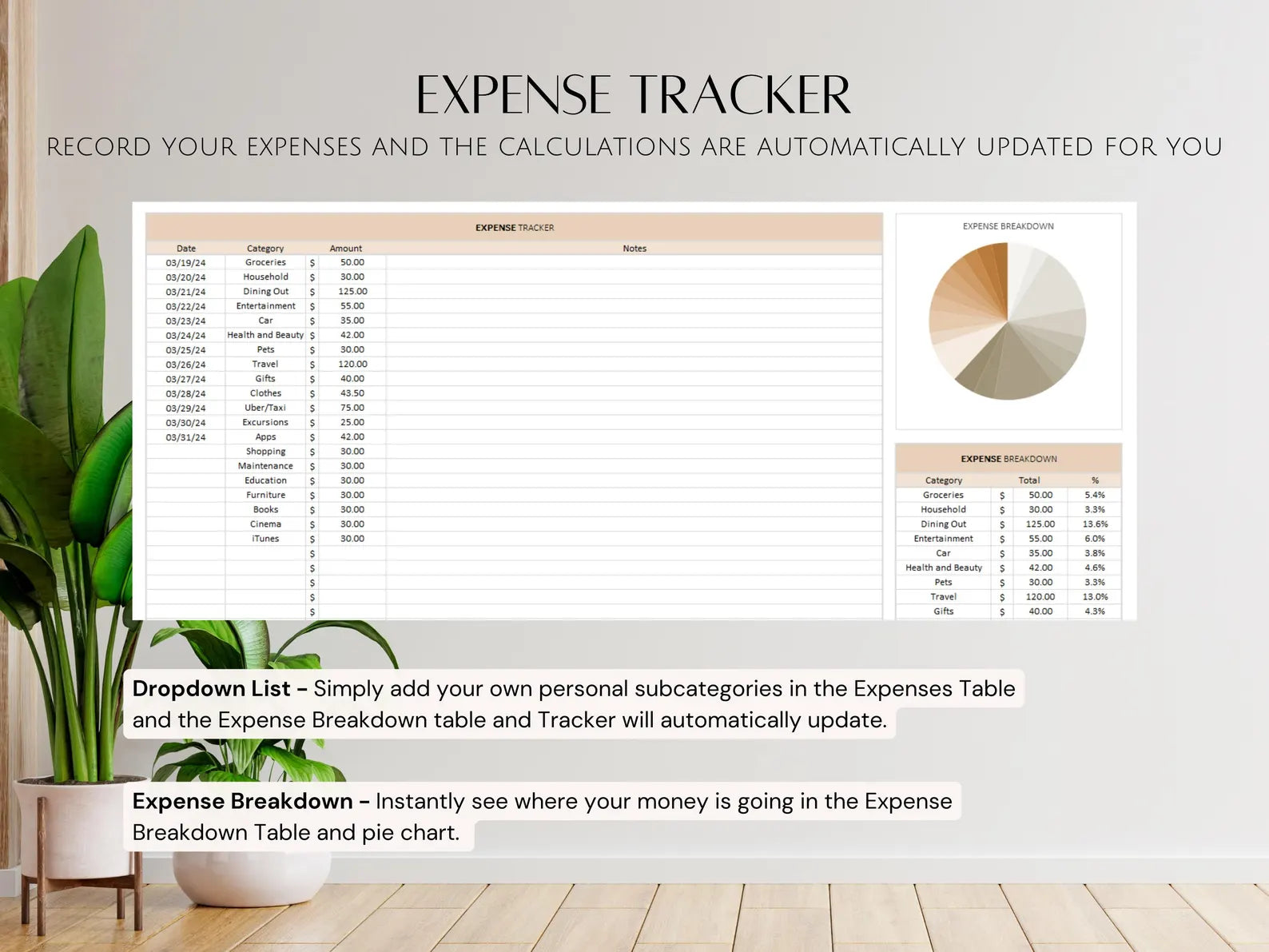 Excel Monthly Savings and Expenses Budget Spreadsheet, Weekly Income Bills Debt Tracker for Personal Financial Organizer Biweekly Template