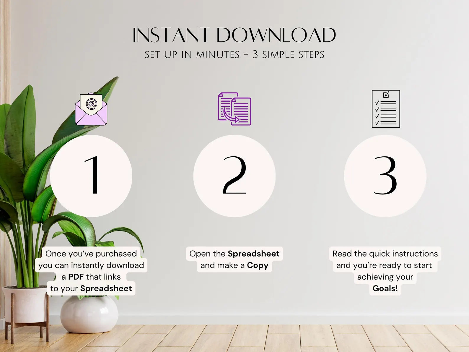 Google Sheets Simple Habit Tracker Spreadsheet College Student Simple Goal Setting Productivity Planner Small Business Owner Customizable