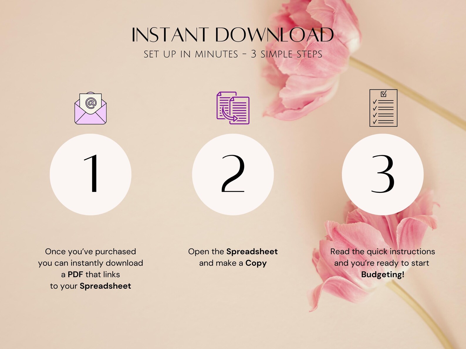 Easy Bookkeeping Google Sheets Budget Spreadsheet Monthly Annual Planner Income Expense Tracker for Entrepreneurs Small Business Owners WFH